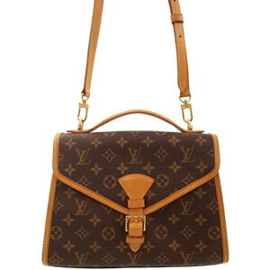 Louis Vuitton Monogram Bel Air Shoulder Bag Brown Canvas